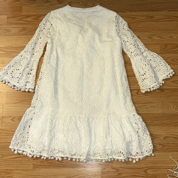 Lilly Pulitzer Bekah dress. White eyelet size small. Like new condition - Picture 7 of 7